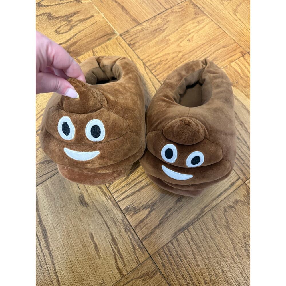 Poop Emoji Slippers